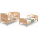 LEMBERK postýlka Sophia 140x70 cm přírodní 2v1 – Zboží Mobilmania