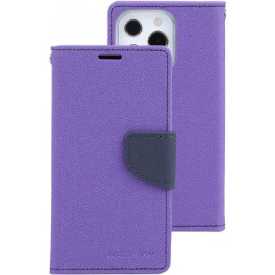 Pouzdro MERCURY Fancy Diary Apple iPhone 14 Pro fialové