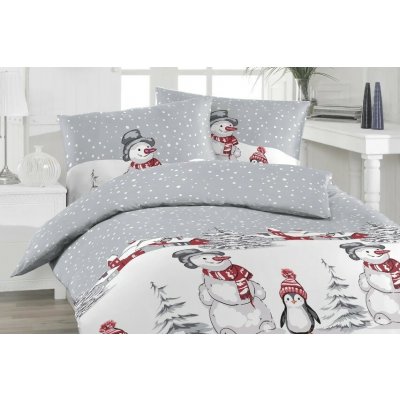 Florella Flanelové povlečení Renun Grau 70x90 140x200 – Zboží Mobilmania