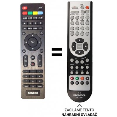 Dálkový ovladač Predátor Brandt B3914FHD, B2214FHD, B3214HD, B1914HD, B1610HD LED, B2414FHD – Zboží Živě
