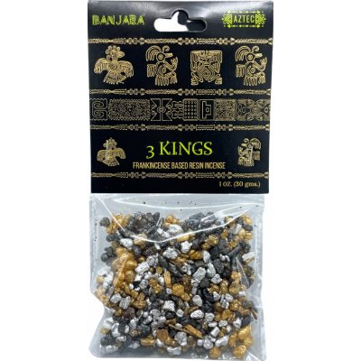 Banjara Vonná pryskyřice pro vykuřování 3 Kings 30 g – Zboží Dáma