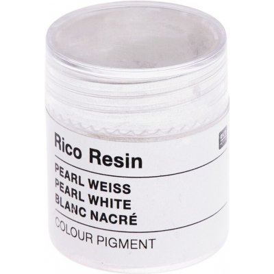 Rico Design Pigment do pryskyřice - perleťově bílá – Sleviste.cz