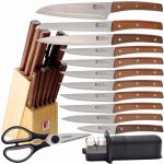 Bergner BG 8911 MM sada nožů v dřevěném bloku 6 ks – Zboží Dáma