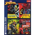 Trefl Marvel 2 x Spiderman ve dne v noci 200 dílků – Hledejceny.cz