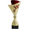 Pohár a trofej WORKSHOP Trofej 537 zlato-červená 35 cm
