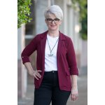 Pružné sako IVET lila – Hledejceny.cz