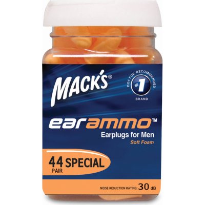 Mack's Ear Ammo špunty do uší 44 párů – Zboží Mobilmania