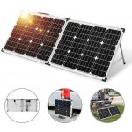 Dokio Přenosný solární panel v hliníkovém rámu 100Wp – Sleviste.cz