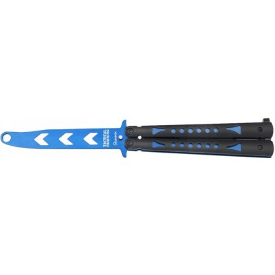 Nůž Motýlek Albainox 02164 Tréninkový Modrý