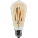 Diolamp LED Filament žárovka Amber ST64 10W/230V/E27/2700K/1160Lm/360° – Zboží Mobilmania
