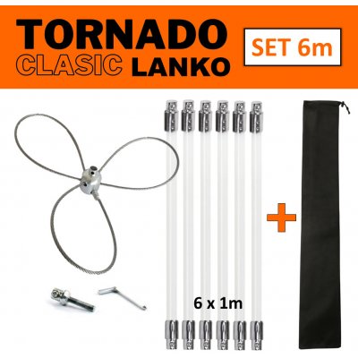 Tornado Clasic Lanko rotační komínový kartáč set 6 m – Zboží Dáma