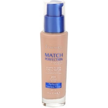 Rimmel London Match Perfection Foundation SPF15 201 Classic Beige 30 ml