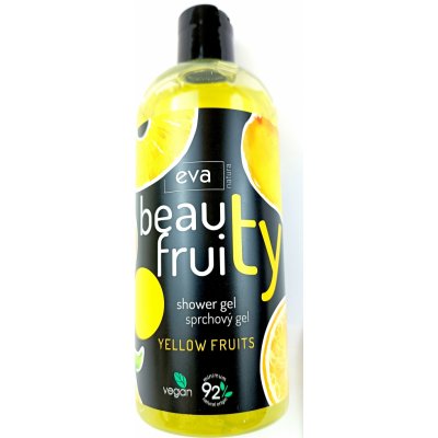 Eva Natura Beauty Fruity Yellow Fruits sprchový gel s vůní žlutého ovoce 400 ml – Zboží Mobilmania