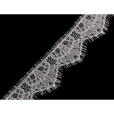 Francouzská krajka šíře 55 mm Varianta: 1 Off White, Balení: 3 m – Zboží Mobilmania