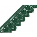 Prima-obchod Vzdušná krajka šíře 55 mm, barva 8 zelená jedle – Zboží Dáma