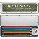 Tužky a mikrotužky Koh-i-Noor versatilky kovové 5217 sada 6 ks a pryž