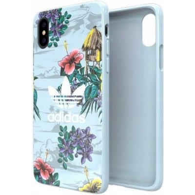 Pouzdro AppleMix ADIDAS Snap Case Floral Apple iPhone X / Xs - gumové - barevné květy – Zboží Mobilmania