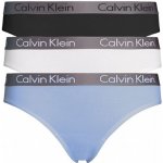 Calvin Klein Dámské tanga QD3560E W4Y 3 KUSY černá – Zboží Dáma