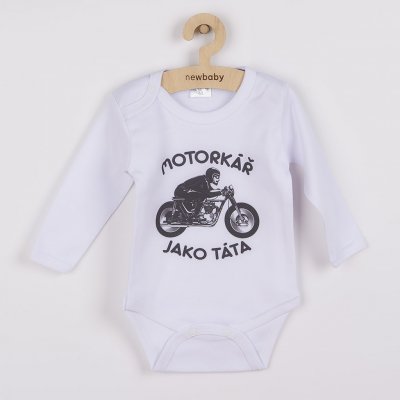 Body s potiskem New Baby Motorkář jako táta – Sleviste.cz