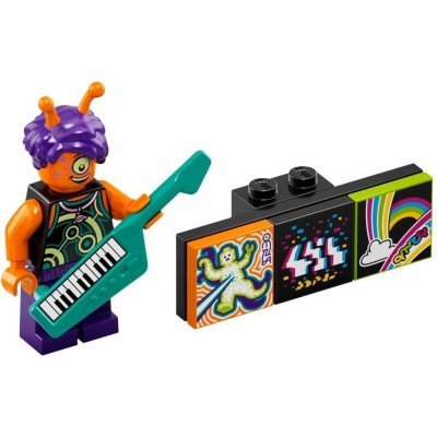 LEGO® VIDIYO™ 43101 Minifigurka Bandmates Alien Keytarist – Zboží Mobilmania