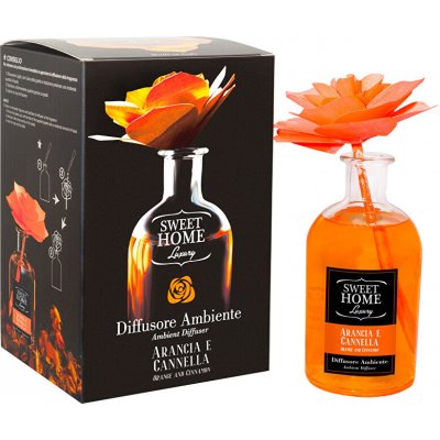 Sweet Home aroma difuzér s tyčinkami Arancia e Cannella Pomeranč a skořice 250 ml – Zboží Dáma