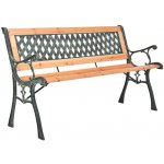 vidaXL 116 cm litina a masivní jedlové dřevo 319571 – Hledejceny.cz