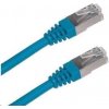 síťový kabel Value 21.99.1952 S/FTP patch kat. 6a, LSOH, 2m, modrý