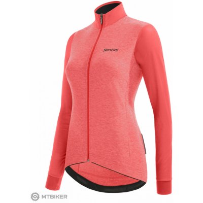 Santini Colore Puro Long Sleeve Woman Jersey Granatina