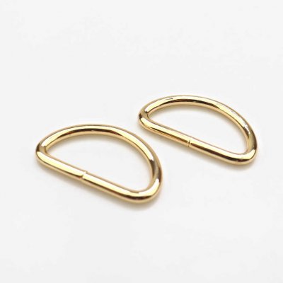 Pro Háčkování Polokroužek 38x20 mm zlatý – Zboží Dáma