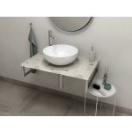 Sapho OLIVER deska 110x2x50cm, technický mramor, Aurora OV110-1217 – Zboží Mobilmania