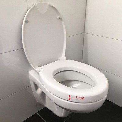 Adob Novara Zvýšené sedátko, nástavec na WC 5 cm – Zboží Mobilmania