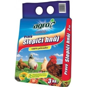 Agro pravý slepičí hnůj 3 kg