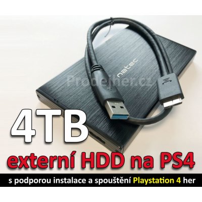 4TB externí harddisk na Playstation 4 hry (PS4 externí harddisk 2TB pro instalaci Playstation 4 her)