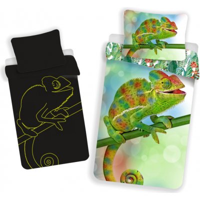 Jerry Fabrics bavlna povlečení se svítícím efektem Chameleon 140x200 70x90 – Zboží Mobilmania