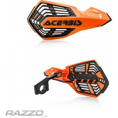 Kryty rukou na motokros Acerbis X-FUTURE Vented Handguards Orange Black – Hledejceny.cz