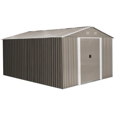 Riwall PRO RMSA 12x10 Brown 3 x 3,7 m se sedlovou střechou hnědý – Zboží Dáma