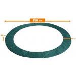 Aga Kryt pružin na trampolínu 518 cm Tmavě Zelený – Zboží Dáma