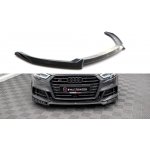 Maxton Design spoiler pod přední nárazník ver.3 pro Audi S3 8V FL, černý lesklý plast ABS, Sportback – Zboží Mobilmania