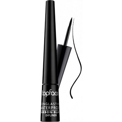 Topface dlouhodržící voděodolná linka na oči Carbon Black 2,5 ml – Zboží Dáma