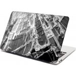 Sablio Samolepka na notebook Rozbité sklo - 38x26 cm – Zboží Živě