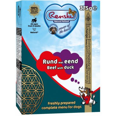 Renske Tetra pak menu čerstvé hovězí a kachna 375 g – Zbozi.Blesk.cz