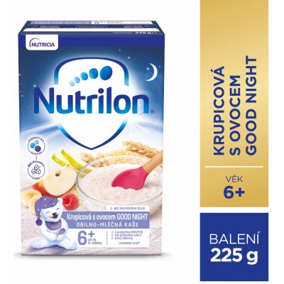 Nutrilon Pronutr Mléčná kaše Krupicová s ovocem Good Night 6+ 225 g – Hledejceny.cz