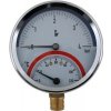 Měření voda, plyn, topení MALGORANI SITEM Termomanometr d80mm 0-4 BAR 0-120°C SPODNÍ vývod 1/2" - voda, vzduch TM5404S