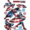 AG Design DK 1796 Samolepka na zeď Avengers - Captain America rozměry 65 x 85 cm