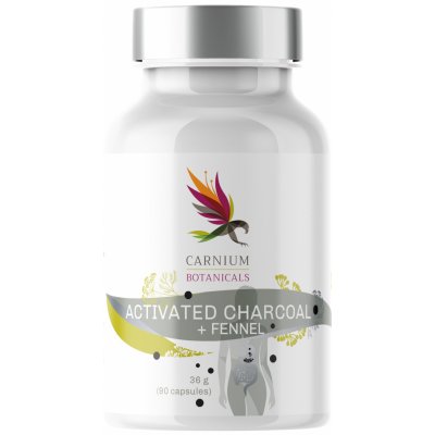 Carnium Botanicals Aktivní uhlí s fenyklem 90 kapslí – Hledejceny.cz