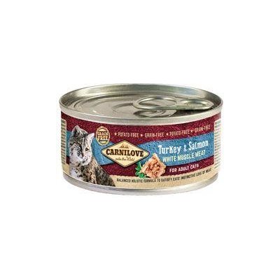 Carnilove White Muscle Meat Turkey & Salmon for Adult Cats 6 x 100 g