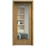 Sapeli Elegant Komfort M40 posuvné dub sukatý 100 x 210 cm Čiré sklo – Hledejceny.cz