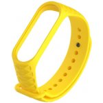 Xiaomi Mi Band 3/4 náhradní náramek Diamantový vzor Žlutá MBSCZ-4DVZL – Zboží Živě