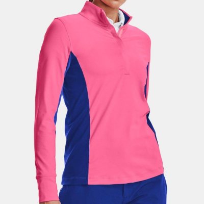 Under Armour dámská funkční mikina 1370140 pink punk