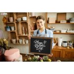 Allboards TB1510 tabule černá křídová v dřevěném rámu 150 x 100 cm – Zboží Živě